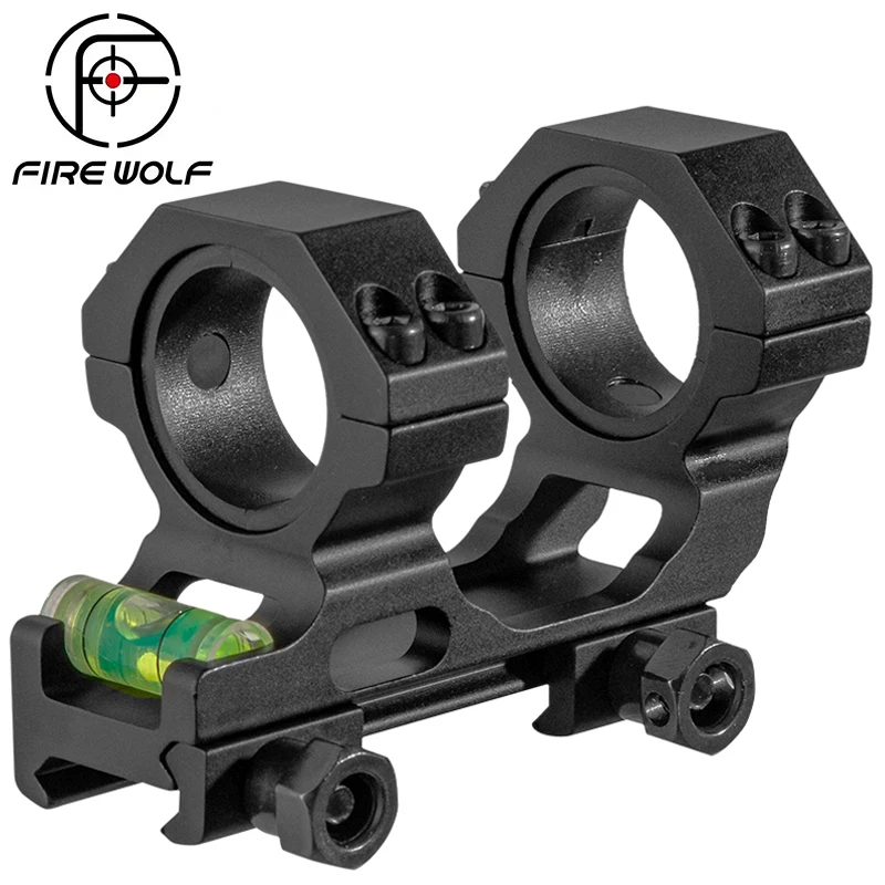 

Lightweight Weaver Tactical Scope Mounts 25.4/30mm Compact One Piece Aluminum Picatinny Scope Rings With Bubble Level