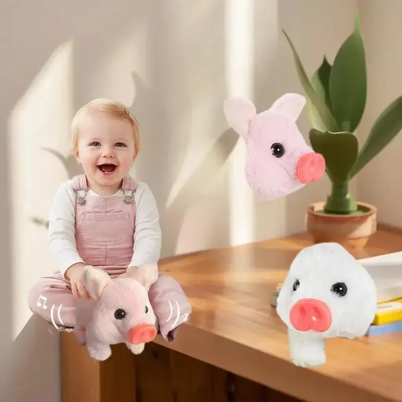 Symulowane Elektryczne Prosiaczki Pluszowe Realistyczne Zabawki Może Chodzić Szczać Elektroniczne Zwierzątka Domowe Śliczne Prezenty Dla Dzieci