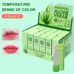 Moisture Lip Balm Long-Lasting Natural Sweet Orange/Aloe Long Color Vera Moisturizing Lipstick Lipstick Lasting Changing A0V1