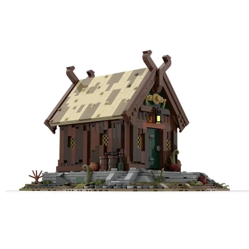 Anillos película YcMoc bloques de construcción Rohand ciudadano casa modelo tecnología ladrillos DIY el castillo de los tiempos medievales juguetes para niños