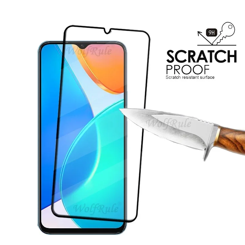 1/2/3/4pcs For Huawei Honor X6 Glass Honor X6 Tempered Glass Full Cover Glue 9H HD Screen Protector Honor X6 X6a X6b X7 X7a X8