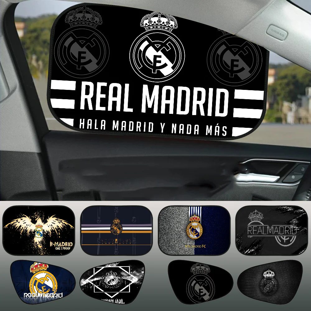 

R-Real-M-Madrid Car Electrostatic Film Side Window Sunshades Windshield Auto Window Sunshade Cover for Children Baby