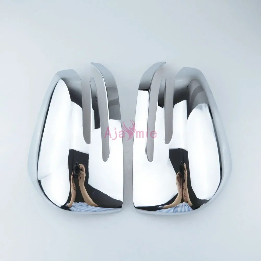 

For Mercedes Benz AMG GLA CLA GLK A B Class Door Mirror Overlay Rear View Cover Highlight Silver Car Styling Accessories