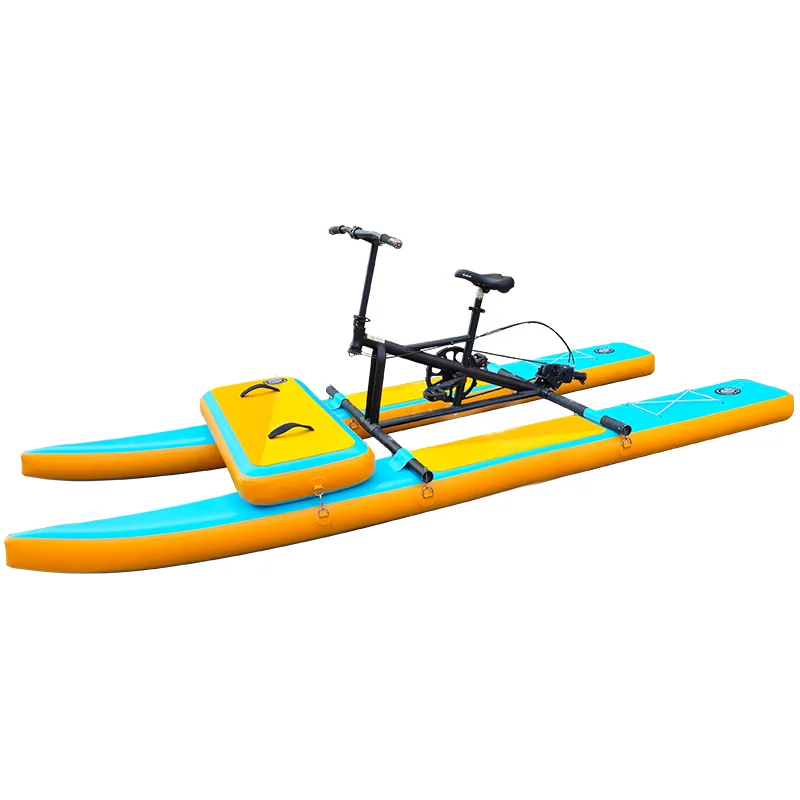 2025 New Collection Inflatable Play Water Cycle Games Floating Sea Bike Swim Dive Gear Accessories Water Sports Equipment for