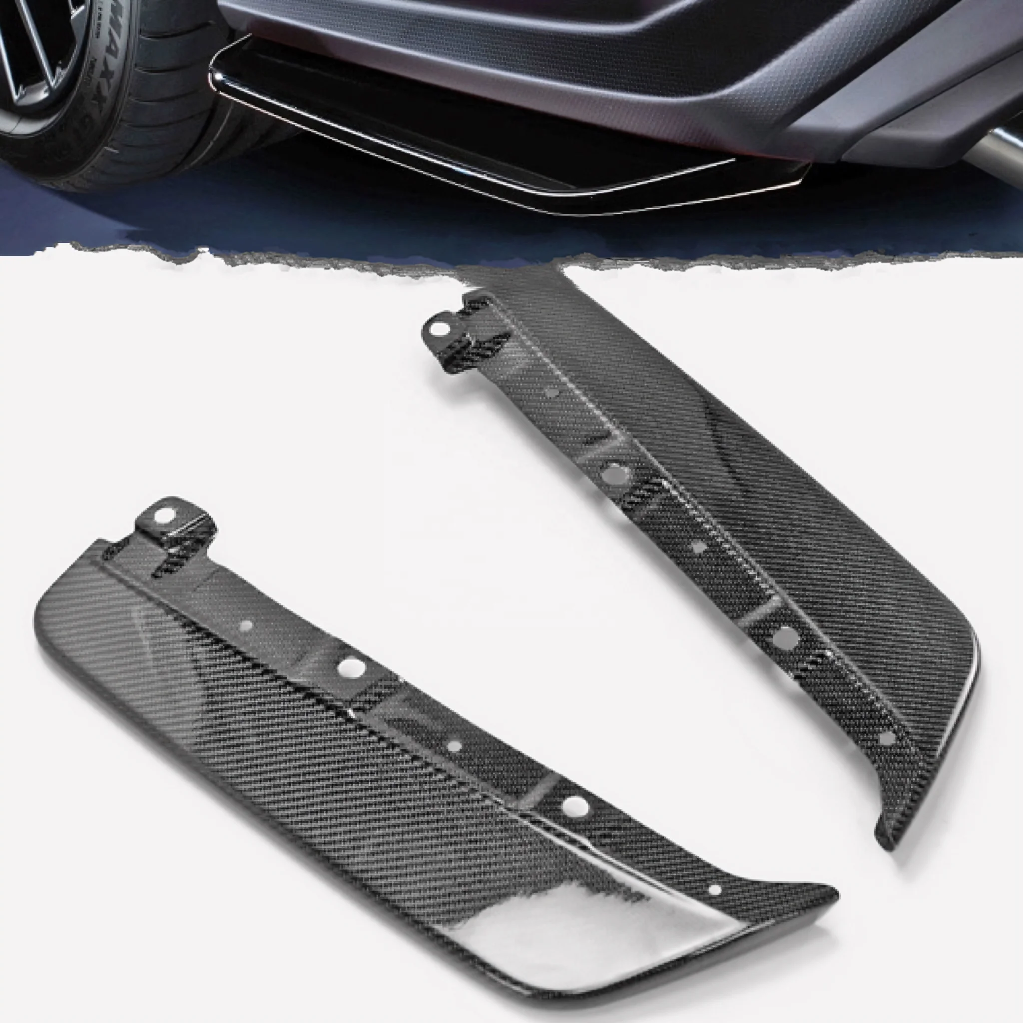 

For 2023 Subaru WRX STI Type Rear Bumper SPAT New WRX VBH Car Bumper Spat