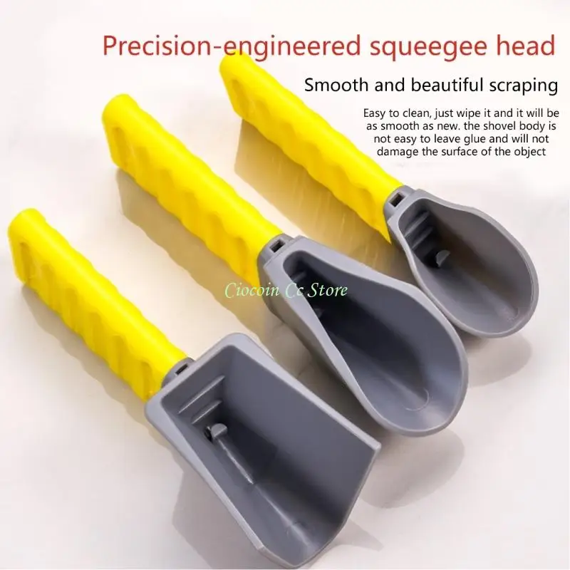 X90F 3pcs Professional Corner Caulking with TPU Scraping Head for Effortlessly Grouting on Multiple Construction Surfaces