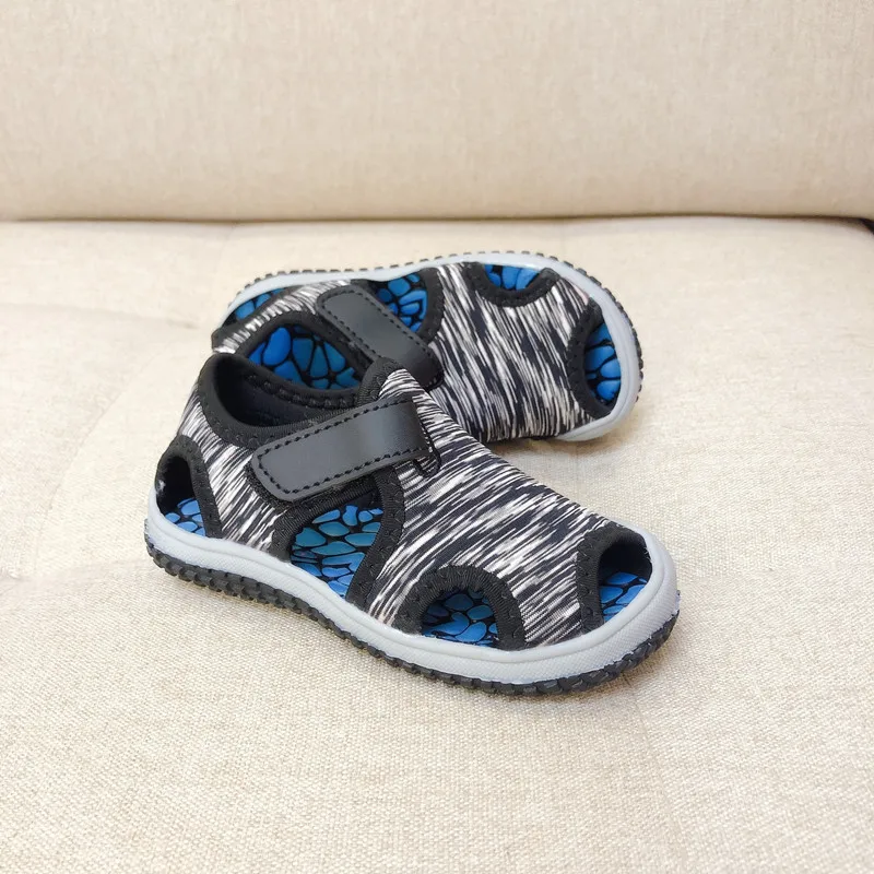 Kids Sandals Summer Baby Girl Boy Non-slip Outdoor Sneaker Candy Color Casual Beach Sandals Children Breathable Girl Shoeصنادل