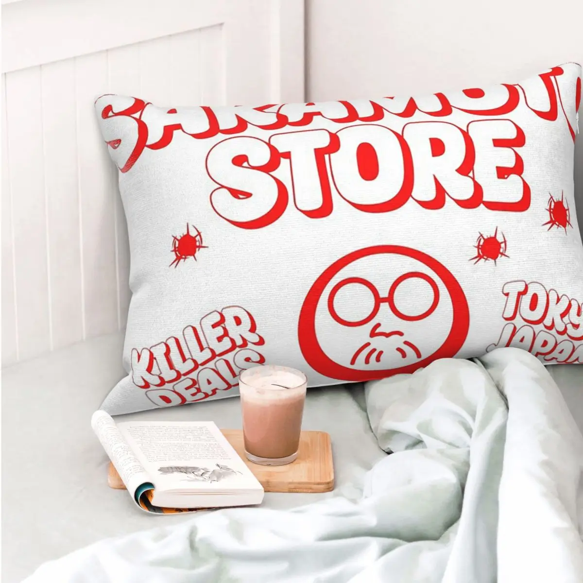 Sakamoto Days STORE Rectangle Pillowcase Cushion Cover Decor Bedroom Bed Home Comfort Throw Pillow