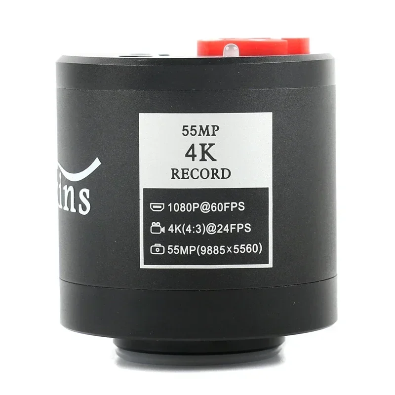 

Цифровой видеомикроскоп для ремонта телефонов, микроскоп с камерой Type-C для компьютеров и печатных плат, с креплением в отрасли, 55MP, 4K, HDMI, TF, C