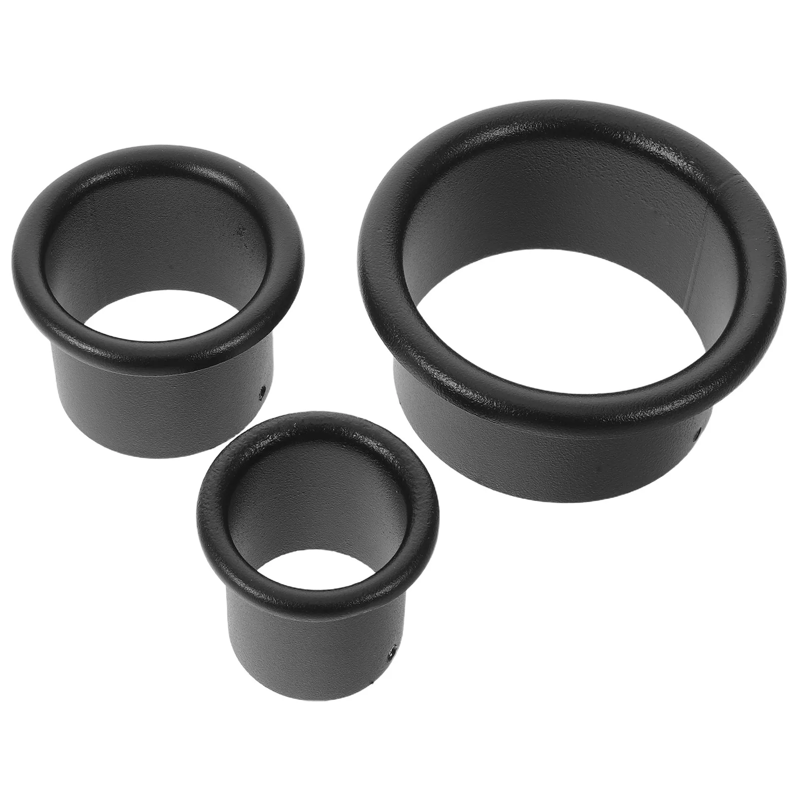 

3Pcs Blow Dryer Holder Stainless Steel Hair Appliance Organizer Flat Iron Holder Tube Rings Bathroom Vanity Styling Tool Rack
