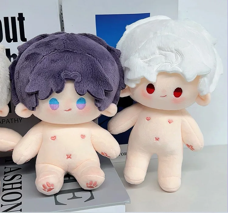 20cm Anime jeu amour et espace profond Sylus Kawaii Cosplay peluche poupée corps avec squelette doux peluche figurines cadeau jouets