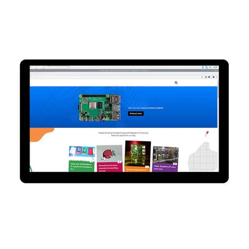 

Stylish-1920X1080 IPS LCD Capacitive Touch Screen 15.6Inch For Varies Systems Support Optional US Power Adapter US Plug