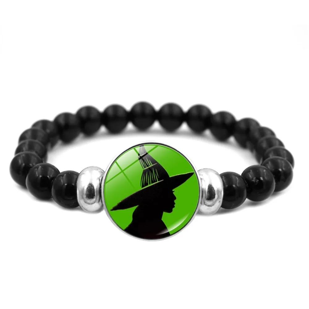 

Movie Wicked Elphaba Galinda Friendship Matching Bracelet Male and Female Student Creative Beaded Bracelet Birthday Gifts