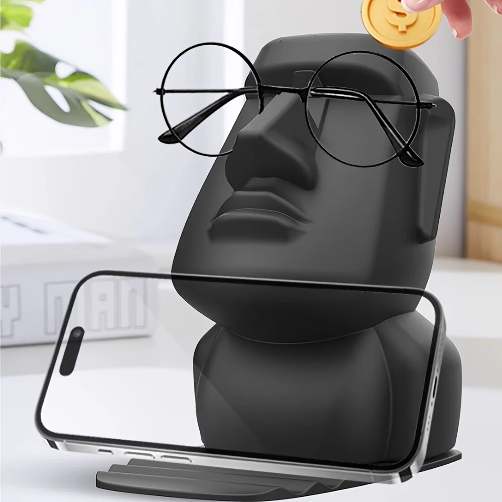 

Creative Phone Holder and Glasses Holder Desk Decoration Unique Gift for Birthday Easter Mother's Day Cute Desk Decor New