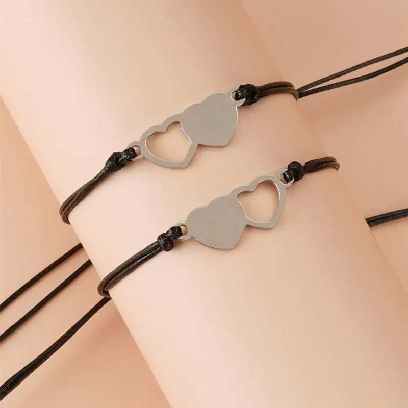 2 أجهزة كمبيوتر مطابقة لأساور لأخت أفضل صديق للعائلة نساء الرجال