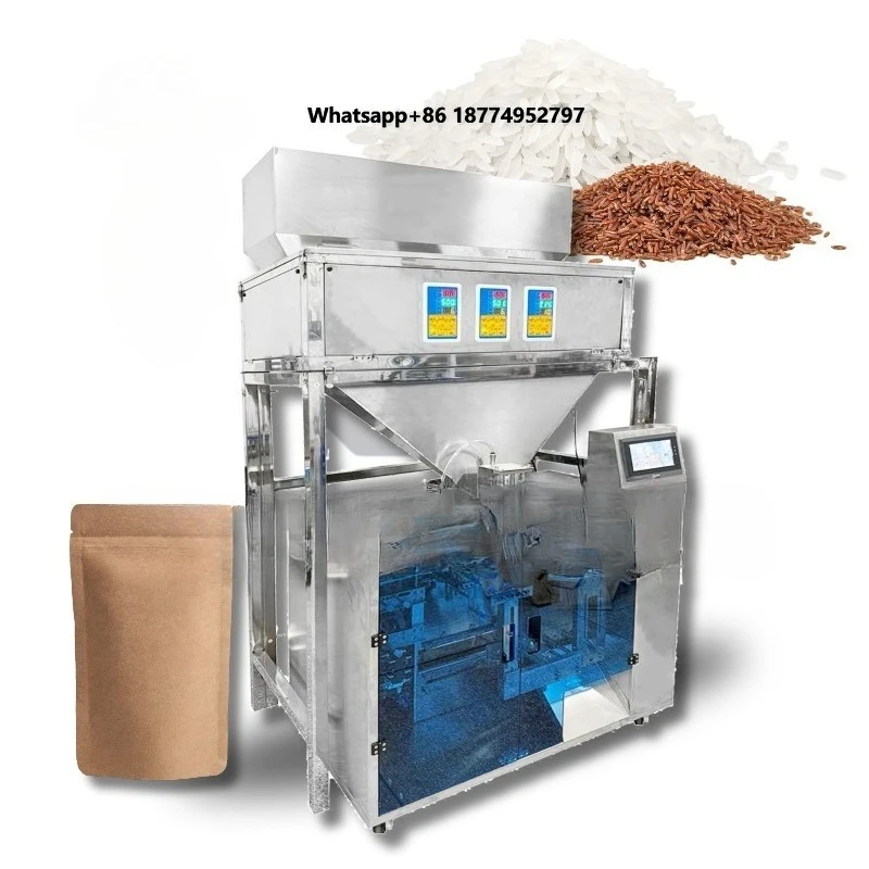 Industrial Fully Automatic Filling & Sealing Pouch Machine for Granule Confectionery Pet Food & Agricultural Seed Packaging