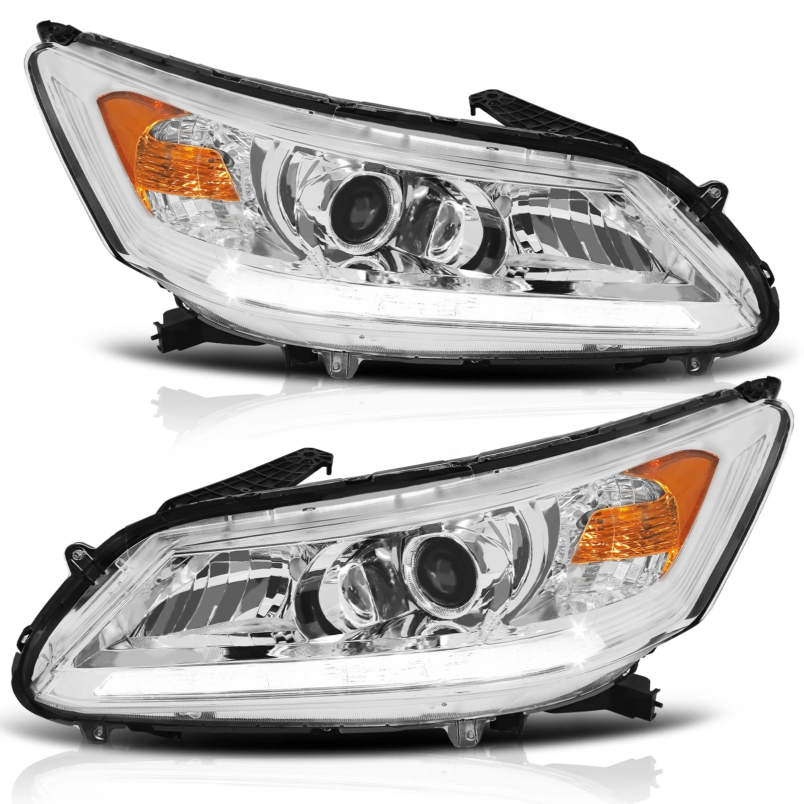 Superior Front Headlights Halogen Headlights Wholesale for 2013-2015 Honda Accord 33150T2AA01 33100T2AA01-1