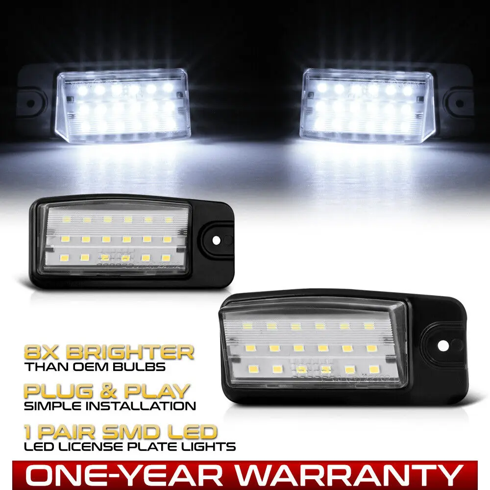 

SUPER BRIGHT White LED License Plate Light For Nissan Altima Maxima Infiniti FX
