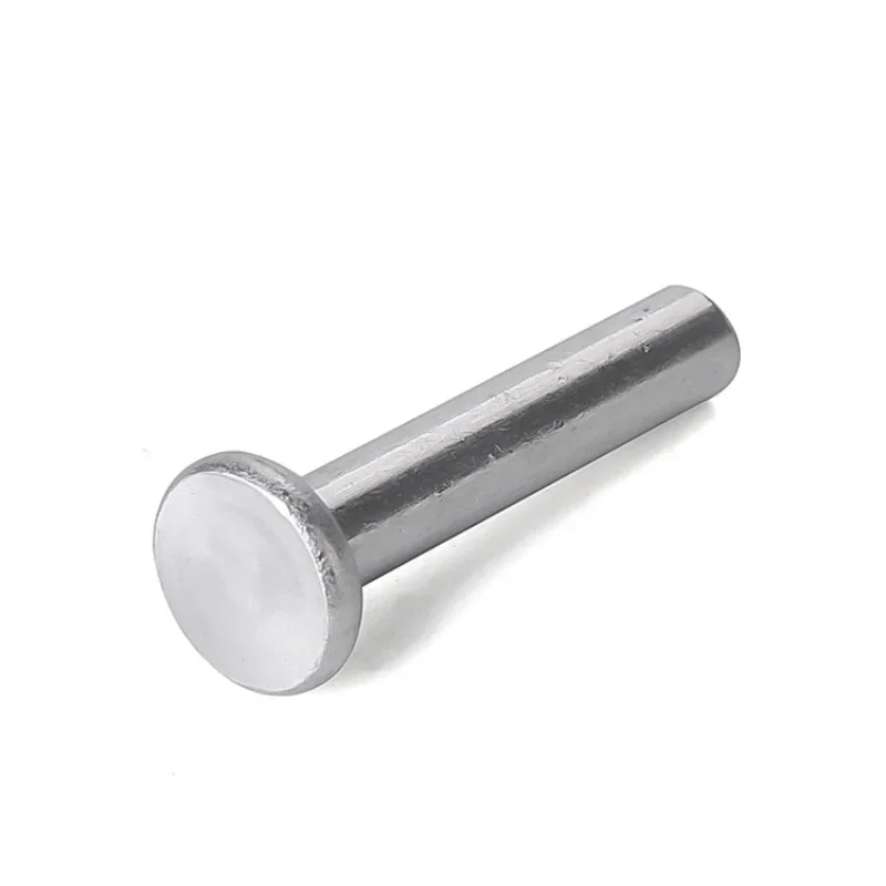 M2 M2.5 M3 M4 M5 M6 M8 Flat Aluminium Rivets  Round Solid Rivet Self Plugging Knock-on Rivet Nail Bolt 10~500pcs