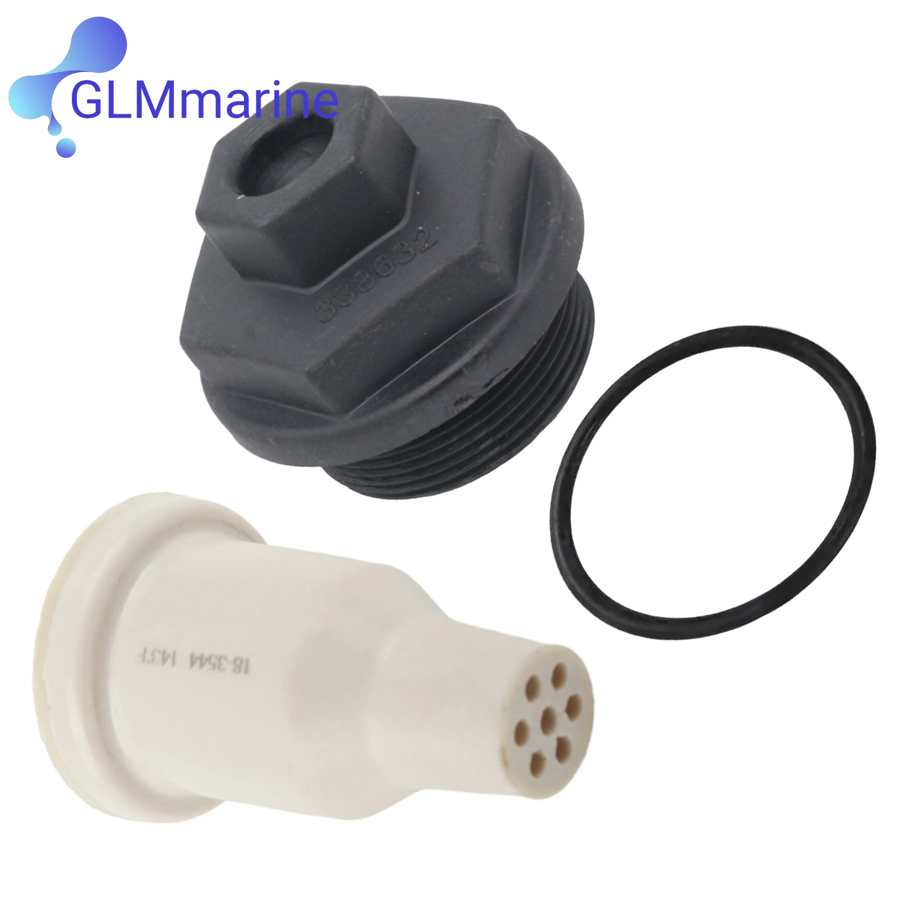 

For Evinrude Johnson Thermostat Assy 0435491 Outboard 4/6 Cyl 90 100 105 115 150 175 HP Motor Replaces 435491 765559 0765636