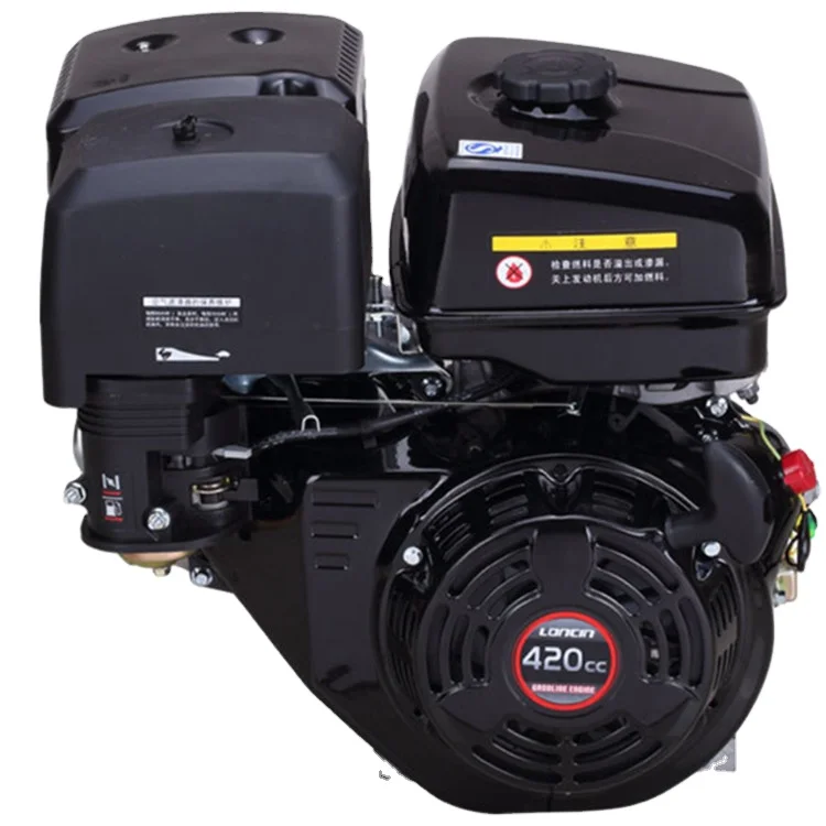 G420F Loncin Engine 420CC Manual Start 15HP Keyway Shaft Petrol Engine