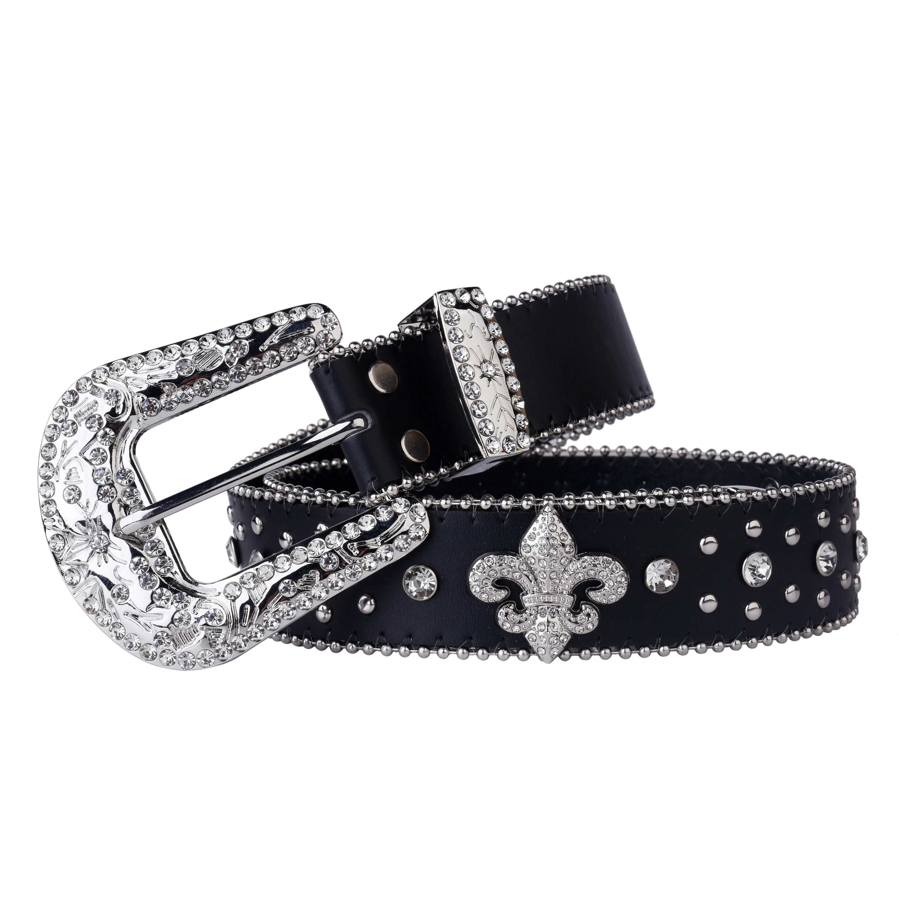 Punk Strass Gürtel für Männer und Frauen weibliche Mode Western Jeans weibliche Jeans Schmuck Mode Design Y2K Jeans Gürtel – Detail 6
