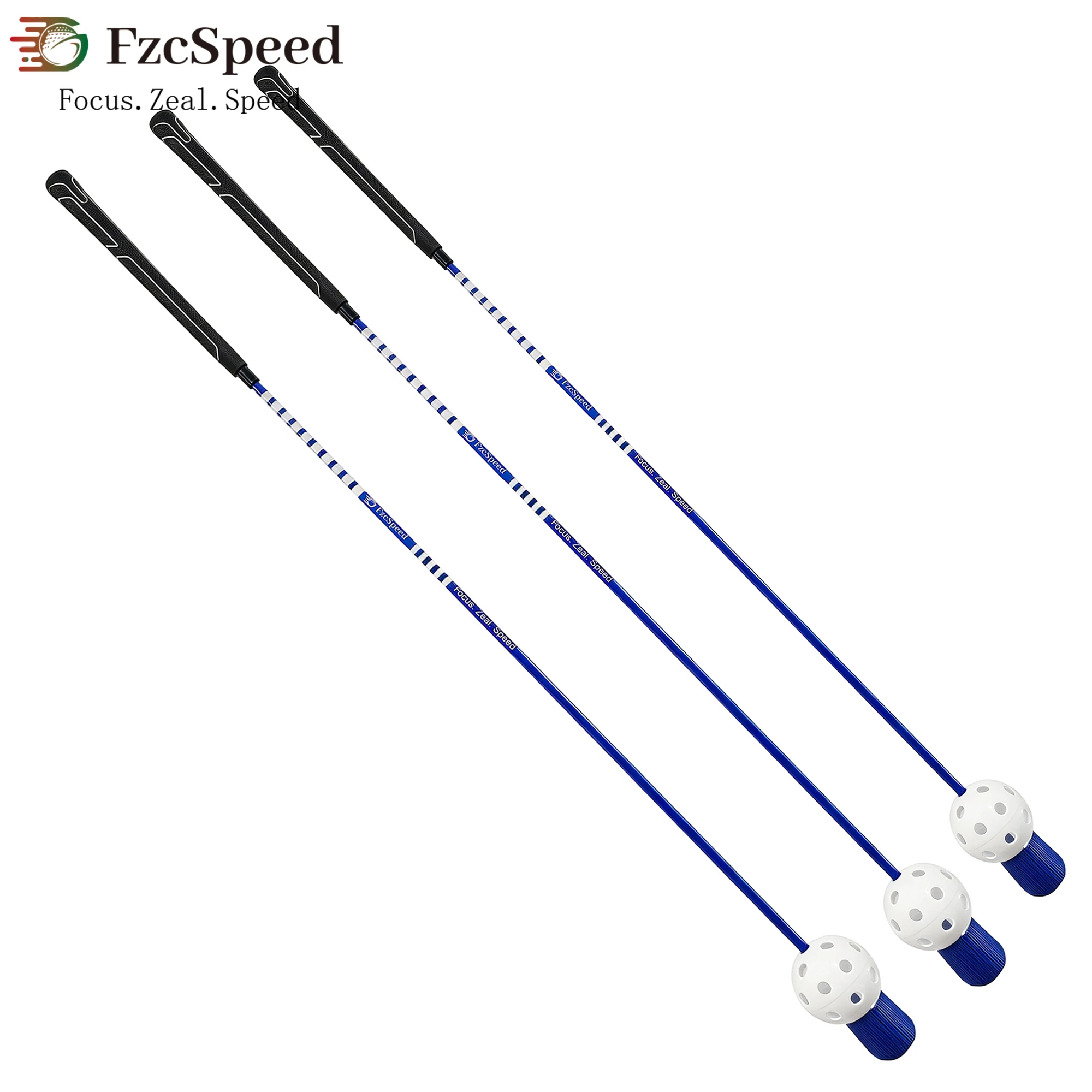 FzcSpeed Golf-Schwungtrainer, Golf-Übungsstab zum Aufwärmen für Kraft-, Flexibilitäts- und Tempo-Training, Golfzubehör – Detail 1