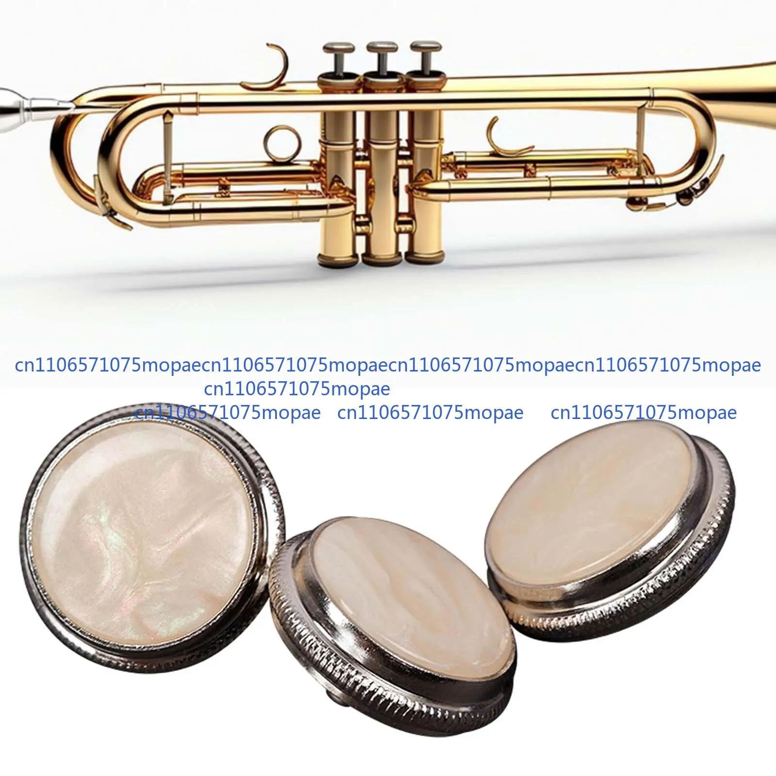 3Pcs Trumpet Valve Caps Improve Accuracy and Fluency Durable Diameter 1.7cm