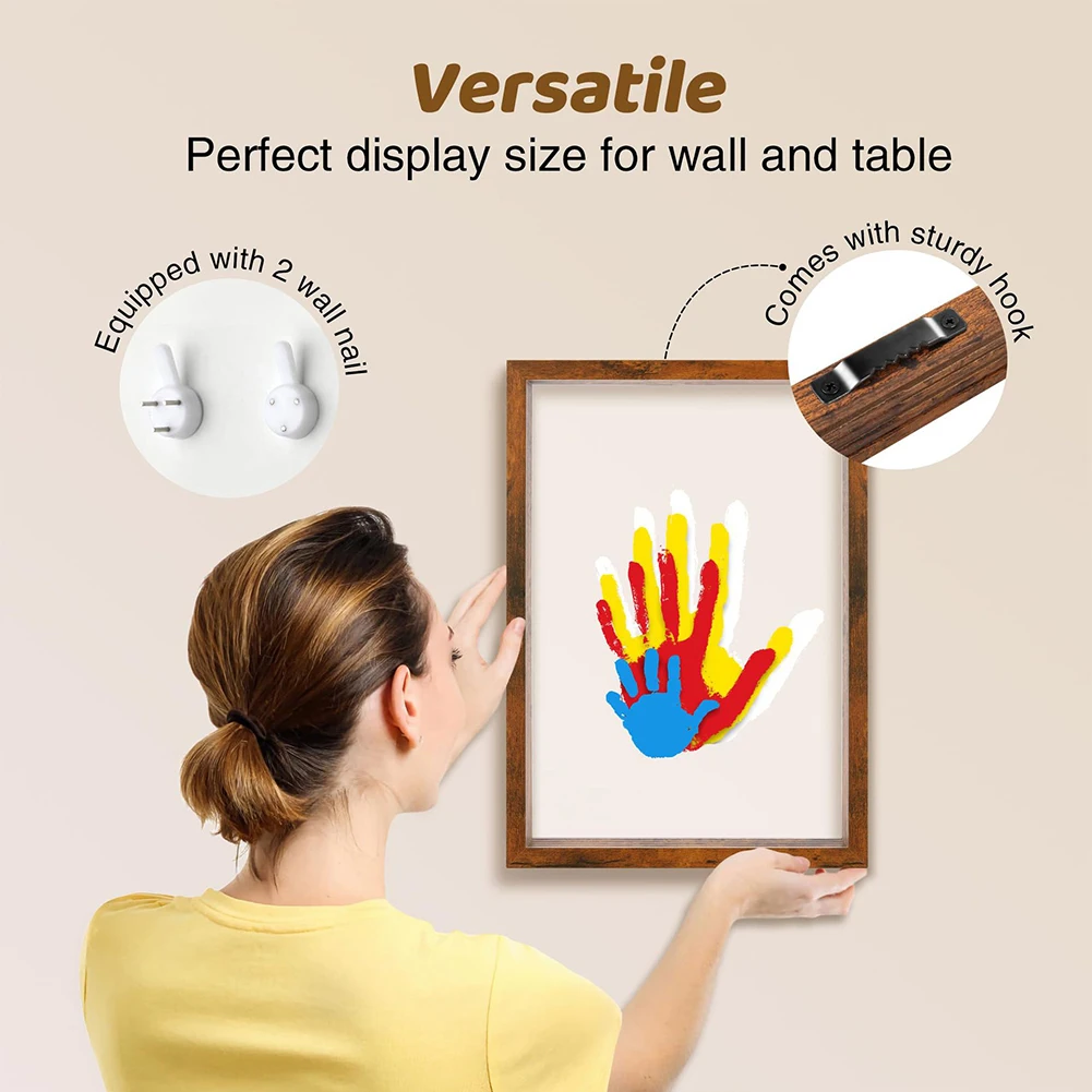 Handprint Paint Keepsake Kit DIY Family Handprint Frame Memory New Baby Hand Drawn Gift Family Commemorate Retain Memories