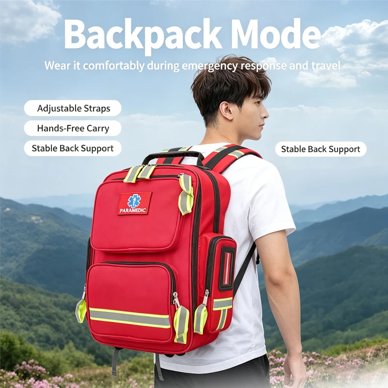 First Aid Kits Emergency Rescue Backpacks Outdoor Camping Survival Kits Medical Kits Home-Based Classified Medical Kit