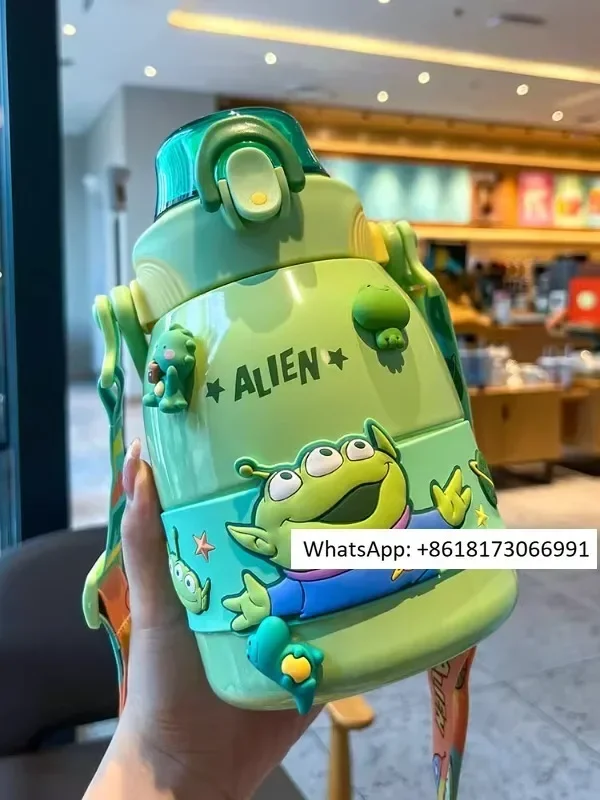 

French Three Eyed Baby Big Belly Insulated Cup with Large Capacity 316 Children's School Specific Portable Tonne Bucket