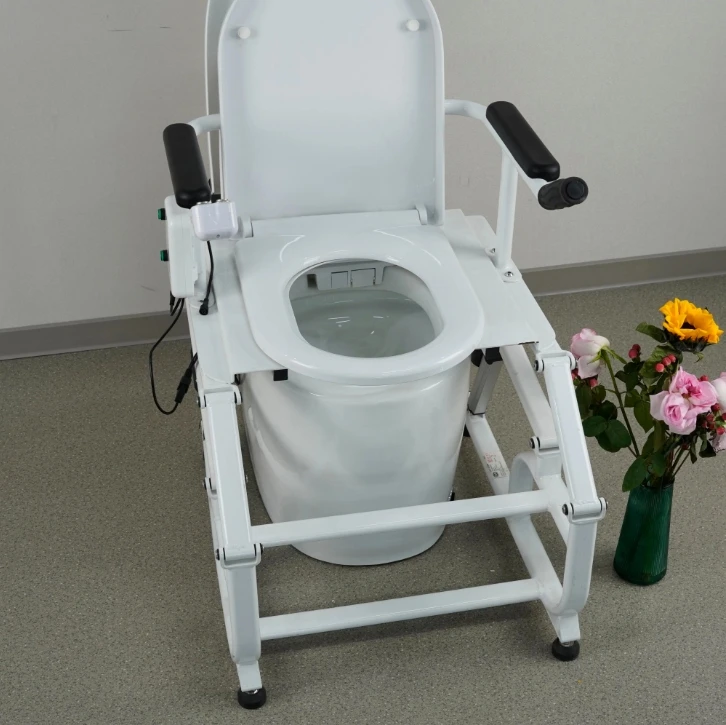 The elderly electric lifting stool chair auxiliary riser home intelligent pregnant women patient bathroom electric armrest