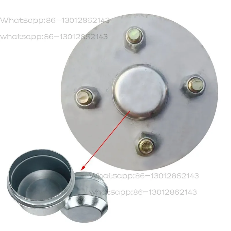Cubierta antipolvo para eje de remolque, cubierta antipolvo para la cabeza del eje de la rueda, accesorios para remolque