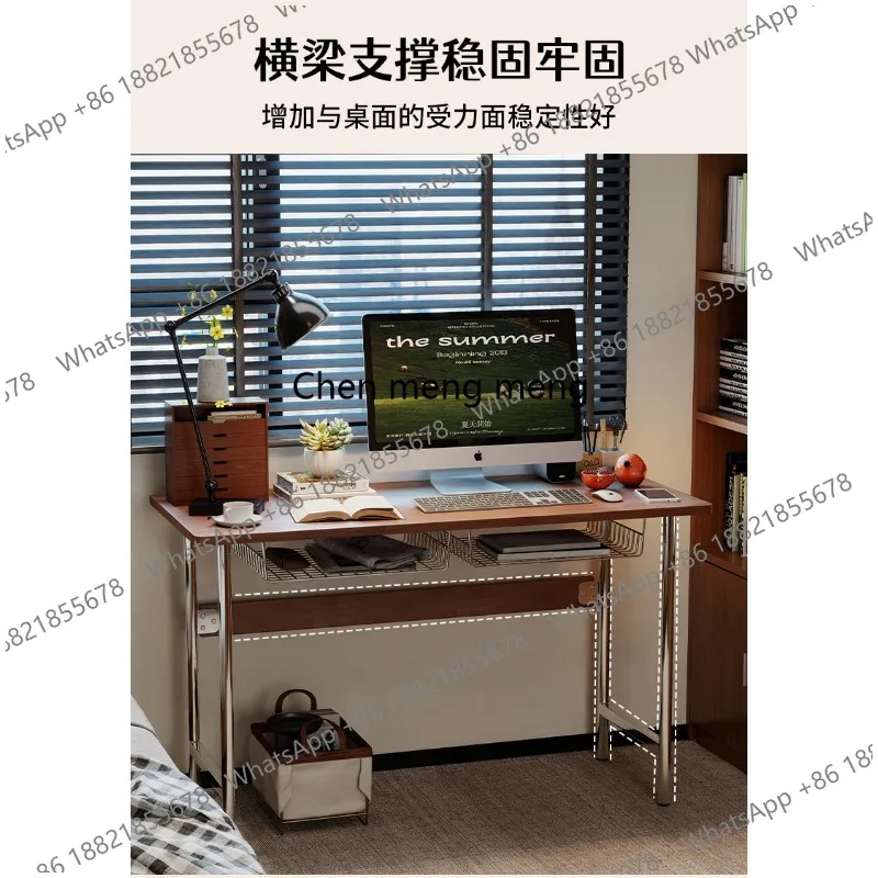 Solid wood computer desk, medieval style study, writing desk, household, small apartment, living room workbench