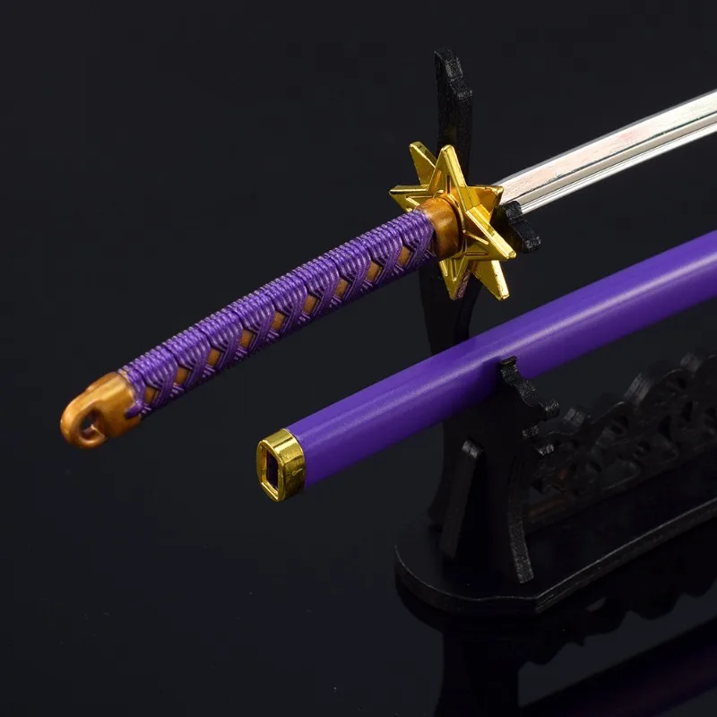 26cm huyourinmaru Hitsugaya Toushirou arma giapponese metallo Anime periferiche non tagliate Katana Samurai ornamento artigianato spada giocattoli