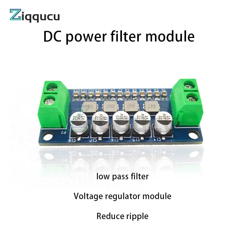 Dc 0-35V Filter Module Laagdoorlaatfilter Bass Subwoofer Voorversterker Versterker Board Audio Decoder Board Enkele voeding