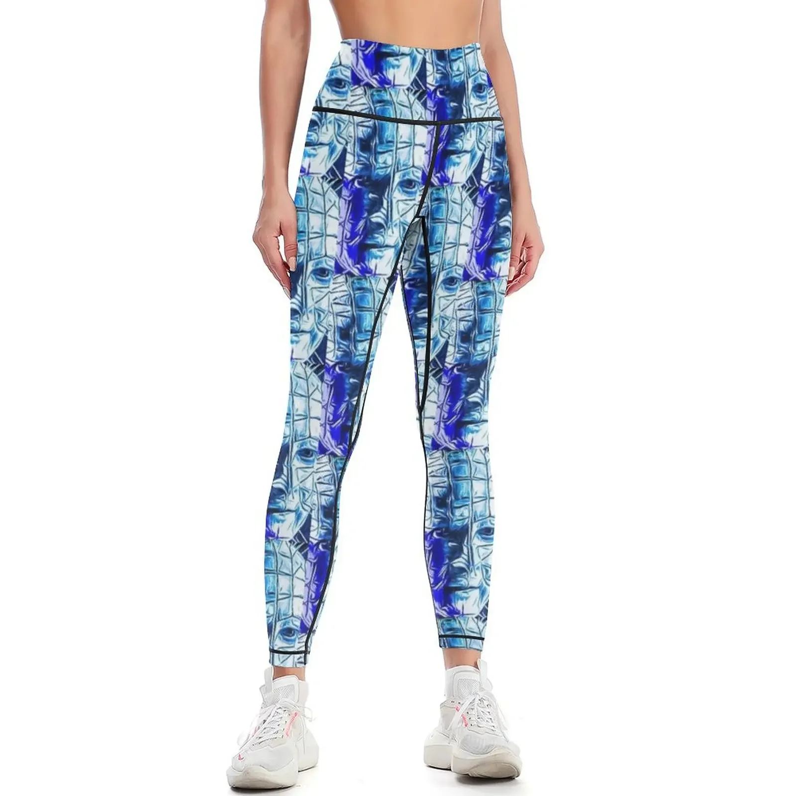 

hellraiser print Leggings workout shorts gym pants sport pants Clothing fitness Womens Leggings