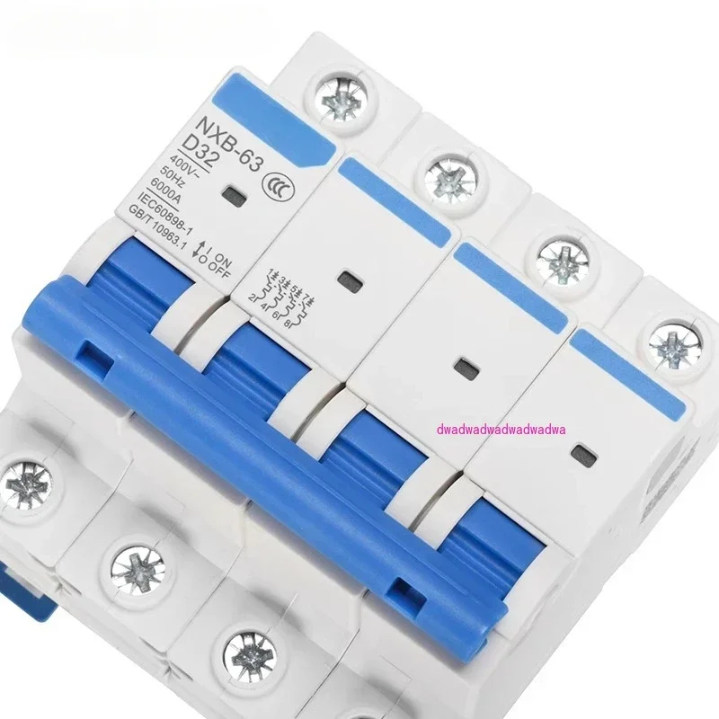 Air switch D type NXB-63 empty household small circuit breaker, miniature circuit breaker 16A25A32A