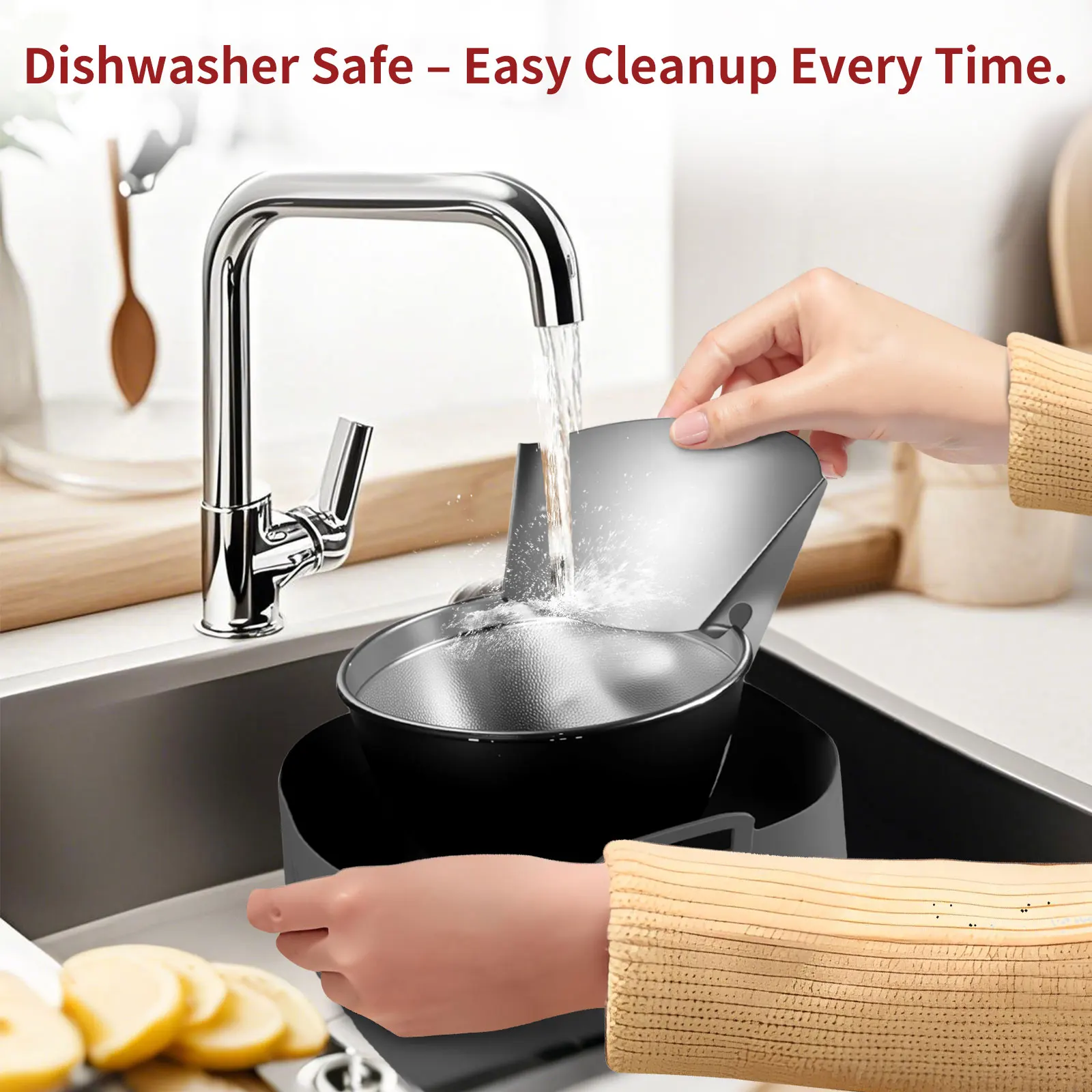 1pc Stainless Steel Tipping Guard for Stand Mixers-Stainless Steel Mixer Bowl Compatible With KITCHENAID TILT-HEAD STAND MIXERS image 6