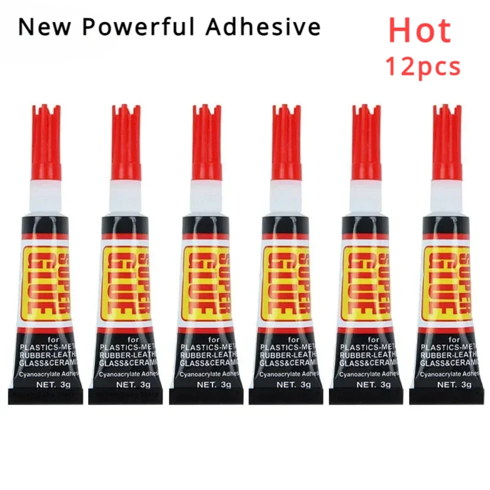 Super Epoxy Resin Glue Liquid Wood Thermal Paste Adhesive 502 Instant Transparent Stationery Shop Rubber 1/3/6/12 Items. Resins