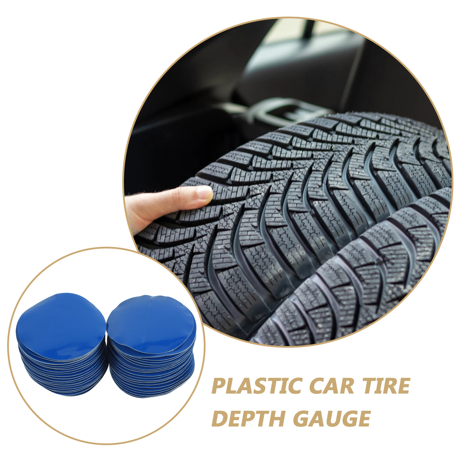 

80pcs Tire Repair Patches 58Mm Heavy Duty Rubber Replacement Patch Kit For Vehicle Motorcycle Car Truck Puncture Repair Tools