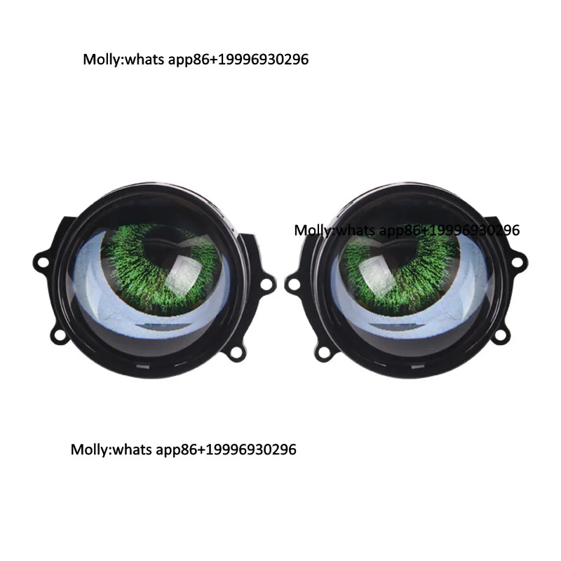 Phone App Control Rgb Led Angel Eye Devil Eye Flexible Screen Board Light USB Cable Car Eyes Display
