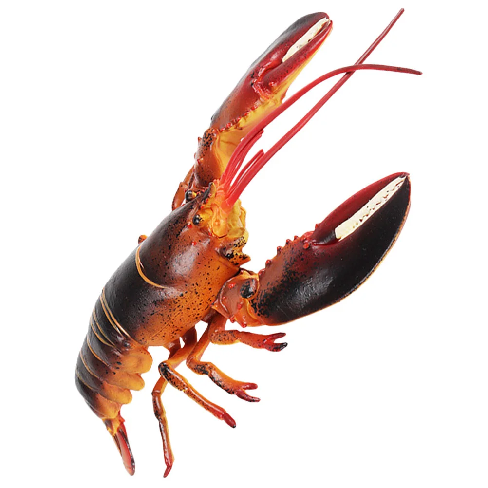 

Marine Animal Figures Fish Tank Decorations Simulation Lobster Figurine Pillow Recognition Model Plastic Figurines Child