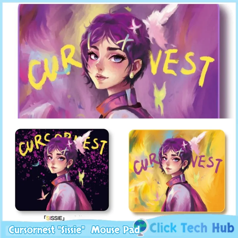 

Cursornest "Sissie" Fine Control киберспортивный игровой коврик для мыши аниме персонаж узор замок край 5 мм резиновые аксессуары для игровой клавиатуры