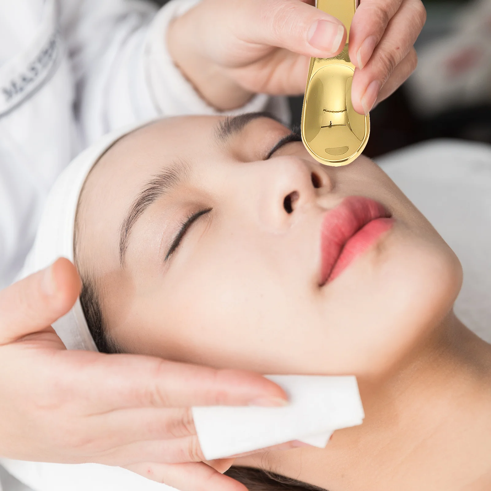 4 قطع من ملعقة تدليك كريم العين، قناع الوجه، أداة مغرفة للعناية بالعين، الاسترخاء، تحسين الدورة الدموية الدقيقة #1