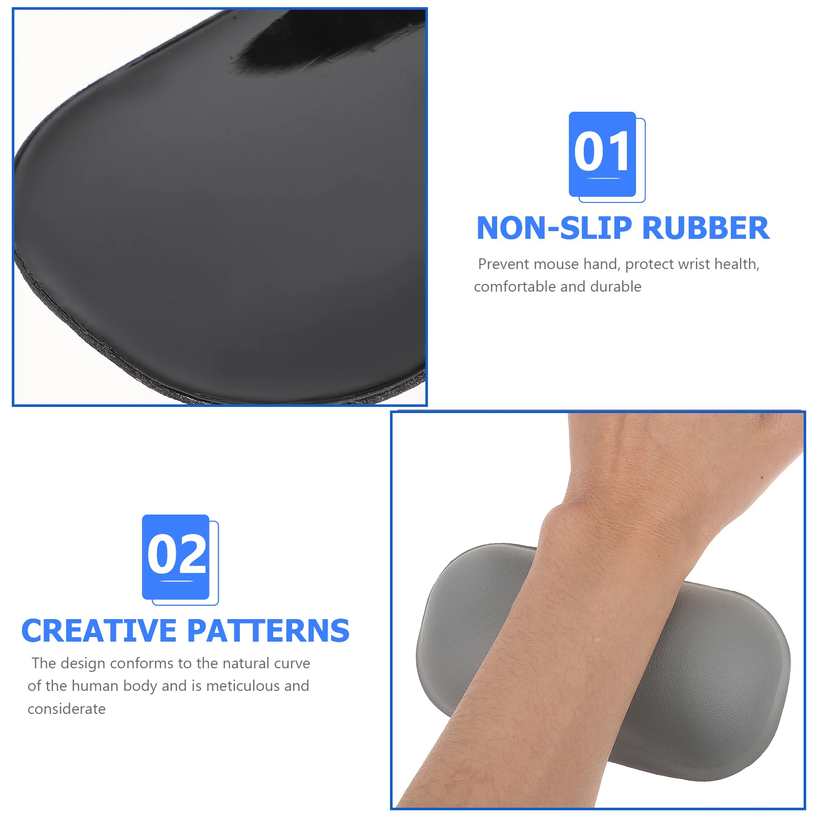 

Wrist Pad Palm Rest Mouse Pads Laptop Ergonomic for Keyboard Support Computer Wide