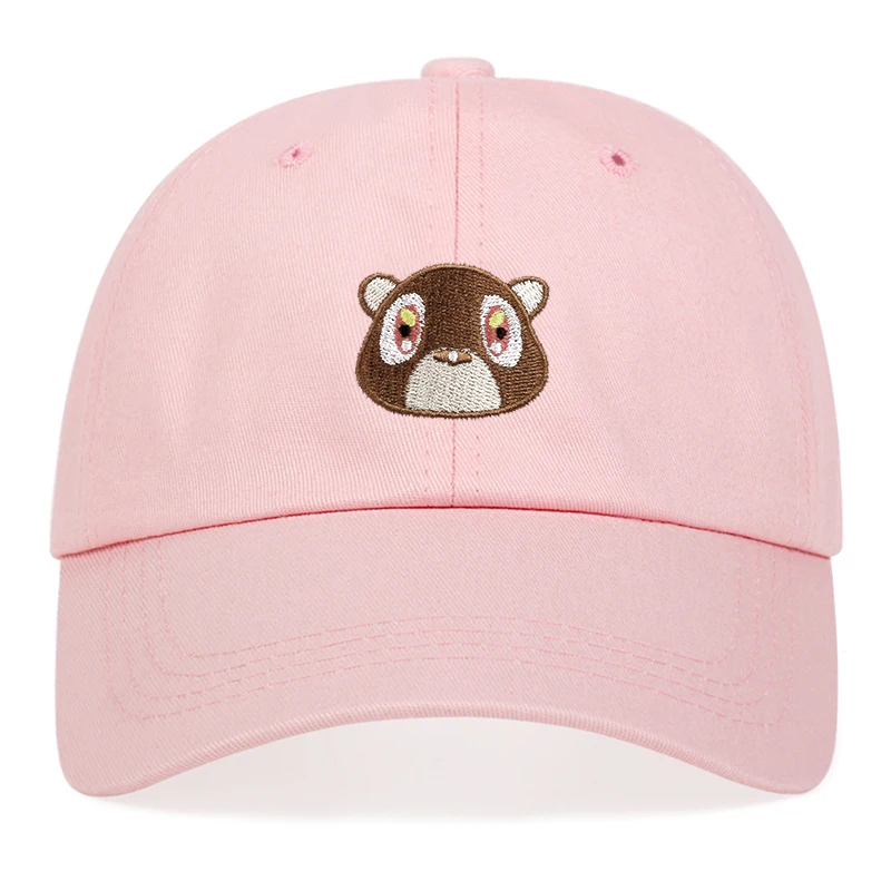 kanye west bear embroidery men women dad hat baseball caps Shade hat