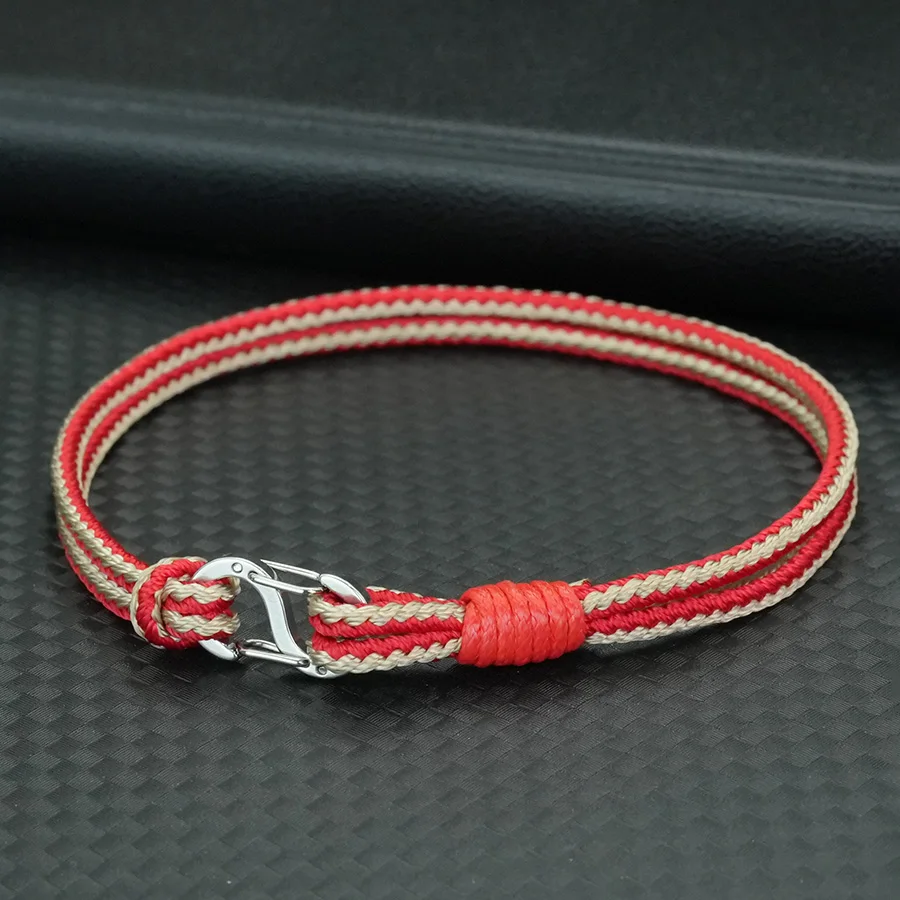 Noter Unique Rope Bracelet Men 6 Colors Grade A 3mm Thin Cor