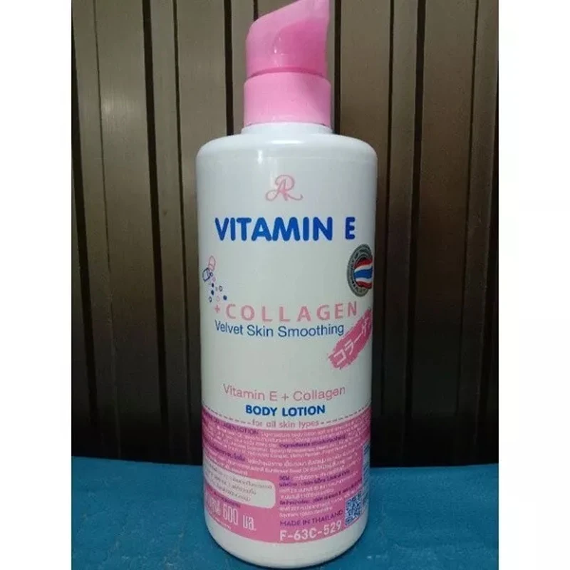 AR ビタミン E コラーゲン ジャパン ボディ保湿 乾燥、くすみ、シミを軽減、明るく、しっかり、滑らかで柔らかい肌 600ml