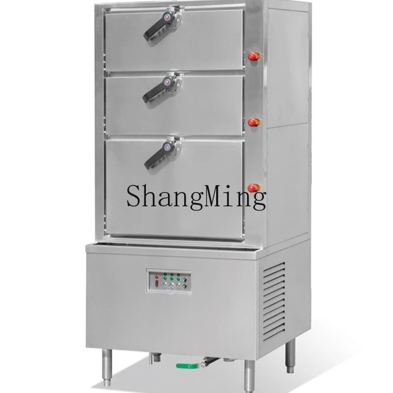 

ZYY commercial three-door electric steamer steaming rice electric steamer hotel canteen hotel kitchen steamer cabinet